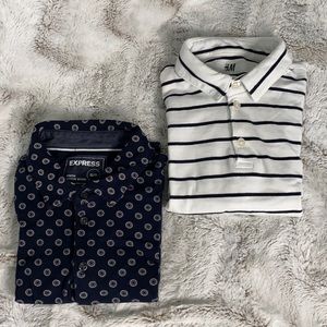 Bundle of 2 Men’s Polo style shirts. Size XS